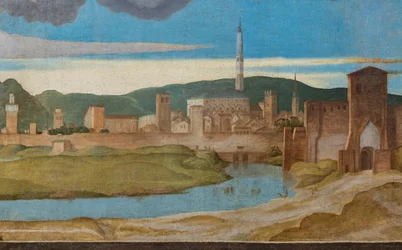 Detail van de stad Vicenza