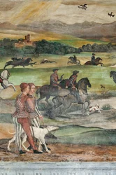 Jachtscène (detail)