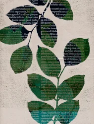 Bladeren, 2024 (monotype)
