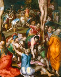Kruisiging, detail ...