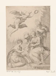 Mystieke huwelijk van de heilige Catharina