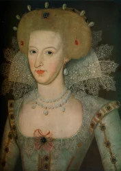 Anna van Denemarken 1574-1619, koningin-gemalin van Koning James I, 17e eeuw
