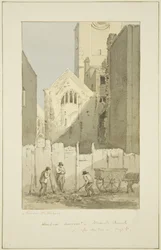 Ontdekking van het oostelijke raam van All Saints