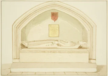 Monument van Robert, Graaf van Gloucester, in Zuidelijke Beuk van St. James