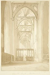 Zuidbeuk van de kathedraal van Bristol