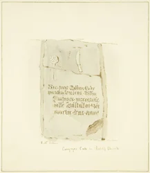 Grafsteen van de kok van Canynges