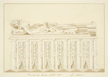 Graf van abt Knowles in de kathedraal van Bristol