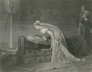 Lear en Cordelia, Koning Lear