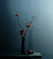 Stilleven met botanische motieven van Moody