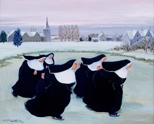 Winter bij het klooster