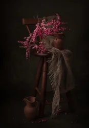Stemmige roze bloemen