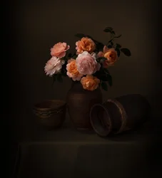 Stilleven met Moody Rose