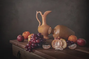 Rustiek fruitstilleven