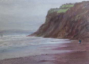 Kliffen bij Shaldon, Zuid-Devon