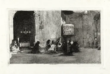 Interieur van de kerk van Sant Josep