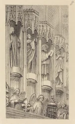 Beelden in de architectuur van de kapel van Hendrik de Zevende, Westminster Abbey