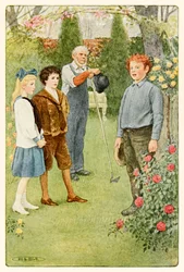 "Prijs God van wie alle zegeningen komen" uit De Geheime Tuin door Frances Hodgson Burnett