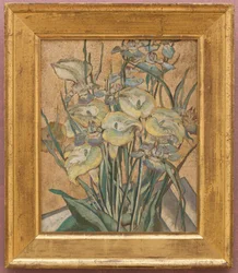 Irissen en Calla-lelies