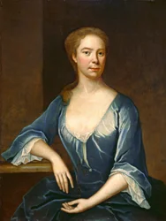 Portret van een dame, ca. 1715-1730, misschien rond 1725 (olieverf op doek)