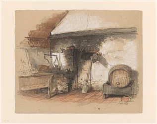 Oude oven in een bakkerij