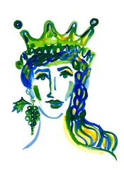 Siciliaanse hoofdvlecht, 2017 (aquarel, inkt op papier)