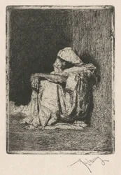 Zittende Arabier