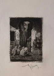 Tanger, Zittende Arabieren