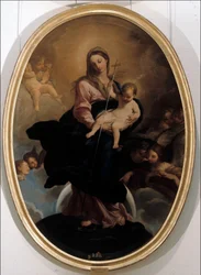Madonna met kind,18e eeuw (schilderij)