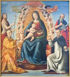 Madonna met Kind en Heiligen