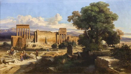 Ruïnes van Balbeck,1846 (olieverf op doek)