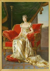 Pauline Bonaparte, zus van Napoleon I (schilderij op doek)