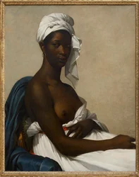 Portret van een zwarte vrouw