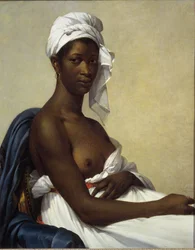 Portret van een negerin