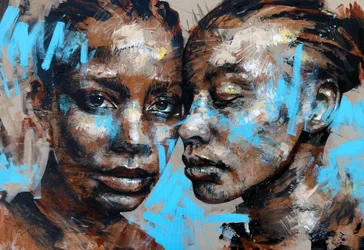 Somnium No. 12, Serie XVI, 2025 (acryl en olieverf op omgekeerd doek)