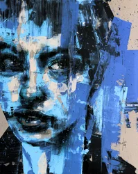 Somnium No. 2, Serie XIV, 2024 (acryl en olieverf op omgekeerd doek)