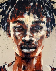 Somnium No. 7, Serie XIII, 2024 (acryl en olieverf op omgekeerd doek)