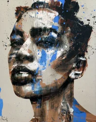 Somnium No. 9, Serie XIII, 2024 (acryl en olieverf op omgekeerd doek)