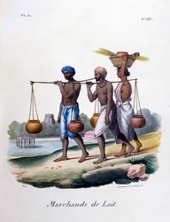 Melkverkopers, 1828