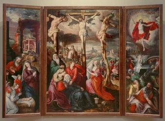 Kruisiging - Geboorte van Christus - Opstanding van Christus