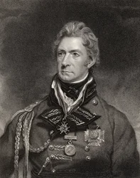 Sir Thomas Munro, 1e baronet, gegraveerd door Henry Hoppner Meyer (ca. 1782-1847), uit 