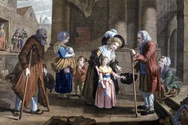 Les in Menselijkheid. Opvoeding van een jong meisje, ca. 1790