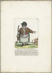 De dwerg Gertraud Knörtzlin, ca. 1710