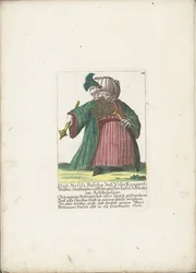 De dwerg Hali Nasili Pascha, ca. 1710 Il Callotto resurcitato oder Neu eingerichtes Zwerchen Cabinet