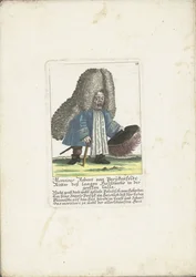 De dwerg Robert von Parukenfeldt, ca. 1710