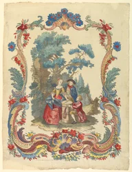 Drie Figuren Rond een Zonnewijzer