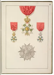 Pagina uit Recueil des ordres français et étrangers