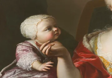 Portret van prinses Eleonora van Savoye (detail)