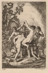 De Triomf van Bacchus met Dansende Nimfen