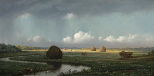 Plotselinge Regenbui, Newbury Moerassen