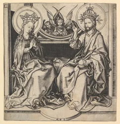 De troonsbestijging van de Maagd, ca. 1435-1491.